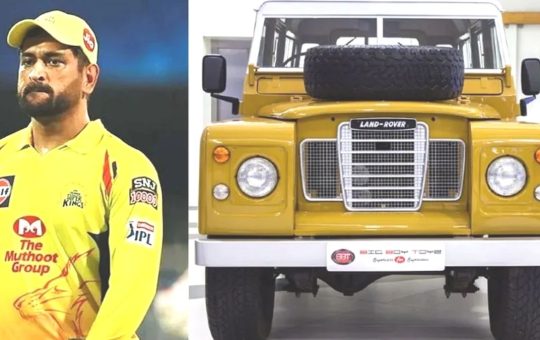 dhoni land rover 3