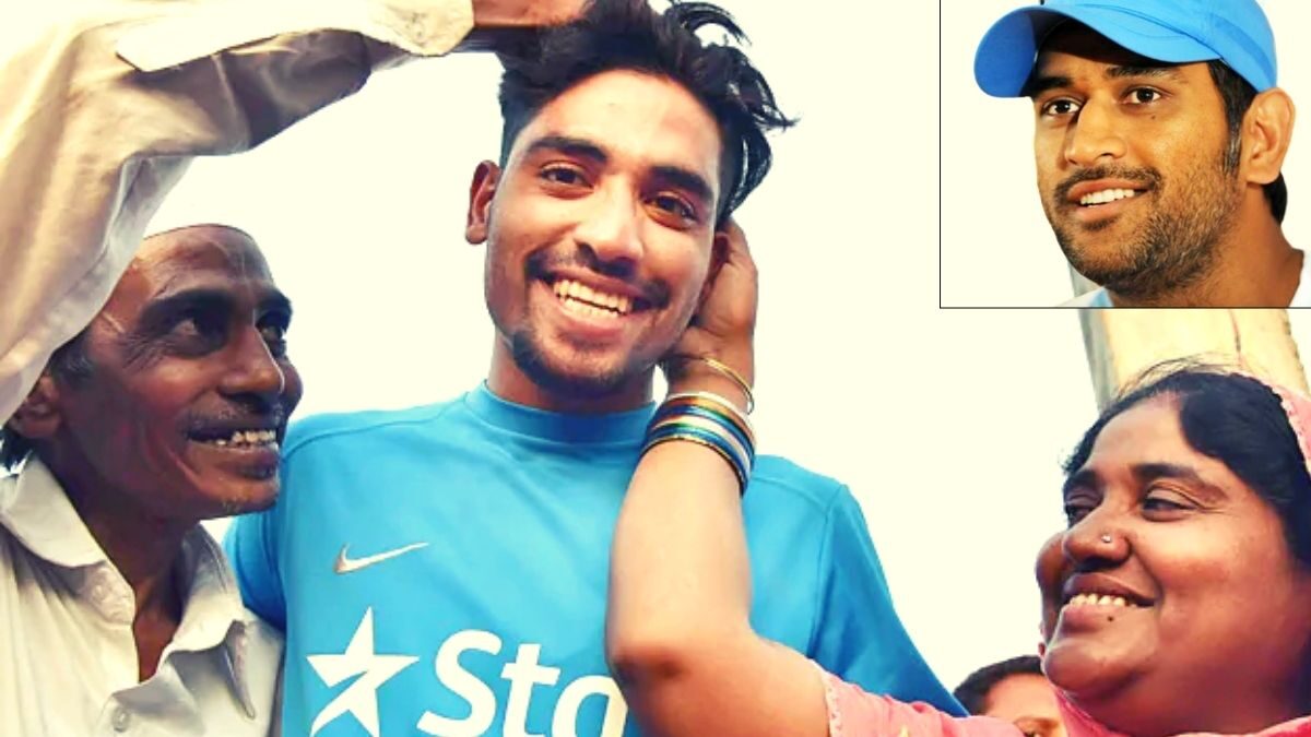 Dhoni helped cricketer siraj