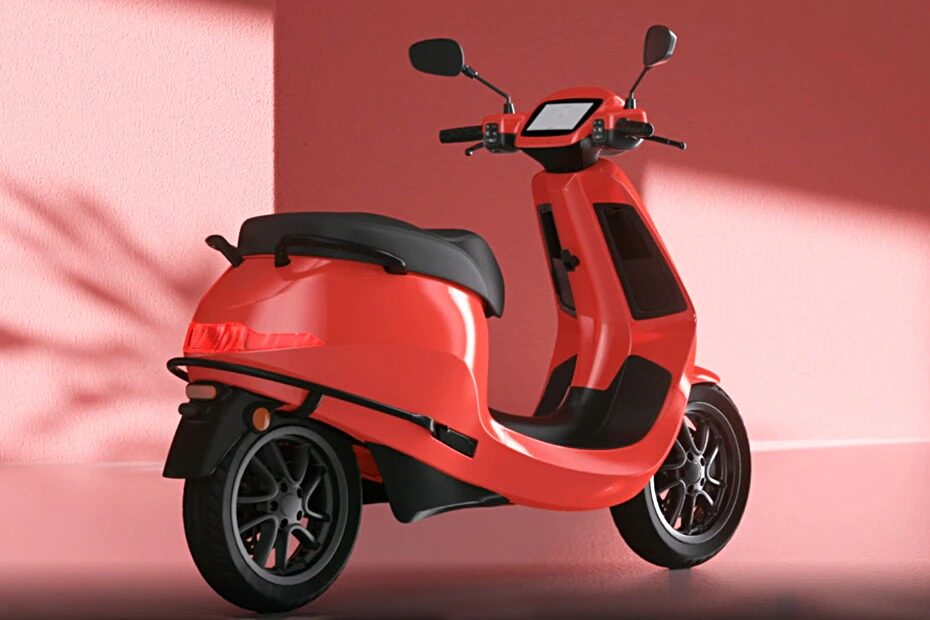 Ola scooter red color