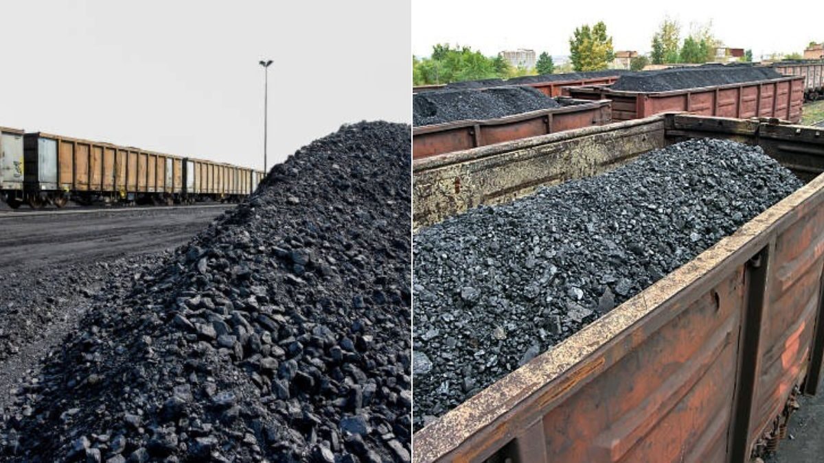 Black Coal On Train